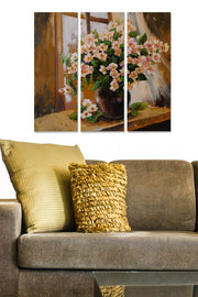 Tríptico Decorativo em MDF Multicolor – 3 Peças (20 x 50 cm cada), Total 70 x 50 cm, MDF 3 mm