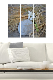 Quadro Decorativo em MDF Multicolor (3 Peças) – 20x50 cm cada, 70x50 cm total