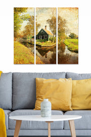 Conjunto de Quadros Decorativos em MDF (3 Peças), Multicolor, 70 x 50 cm (20 x 50 cm cada)