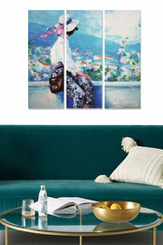 Tríptico Decorativo em MDF (3 Peças) Multicolor — 70 x 50 cm, 3 mm