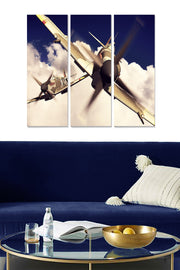 Quadro Decorativo em MDF Multicolor (3 Peças) – 20x50 cm cada, Total 70x50 cm, MDF 3 mm