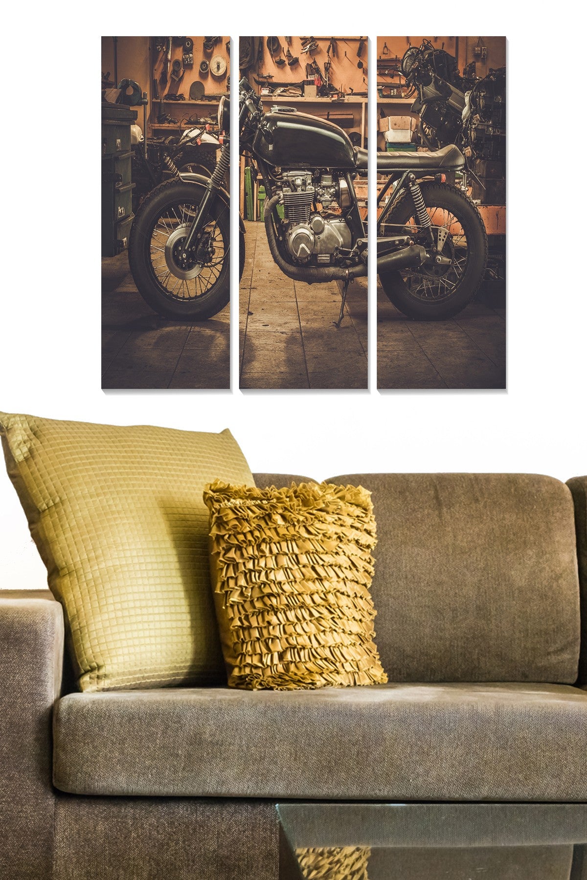 Quadro Decorativo em MDF 3 mm (3 Peças) Multicolor – 70 x 50 cm