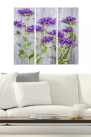 Tríptico Decorativo em MDF Multicolor – 3 Peças, 70x50 cm (20x50 cm cada), Espessura 3 mm