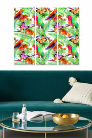 Quadro Decorativo em MDF Multicolor (Conjunto de 3 Peças), 3 mm, 20 x 50 cm cada, Total 70 x 50 cm