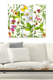 Quadro Decorativo em MDF Multicolor (3 Peças) – 20 x 50 cm cada, total 70 x 50 cm, espessura 3 mm