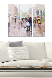 Conjunto de 3 Quadros Decorativos em MDF, Multicolor, 70 x 50 cm