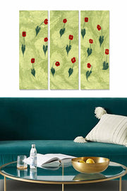 Tríptico Decorativo em MDF Multicolor – 70 x 50 cm (3 Peças), 3 mm