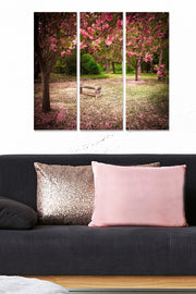 Tríptico Decorativo em MDF Multicolor – 3 Peças 20x50 cm (Total 70x50 cm), 3 mm