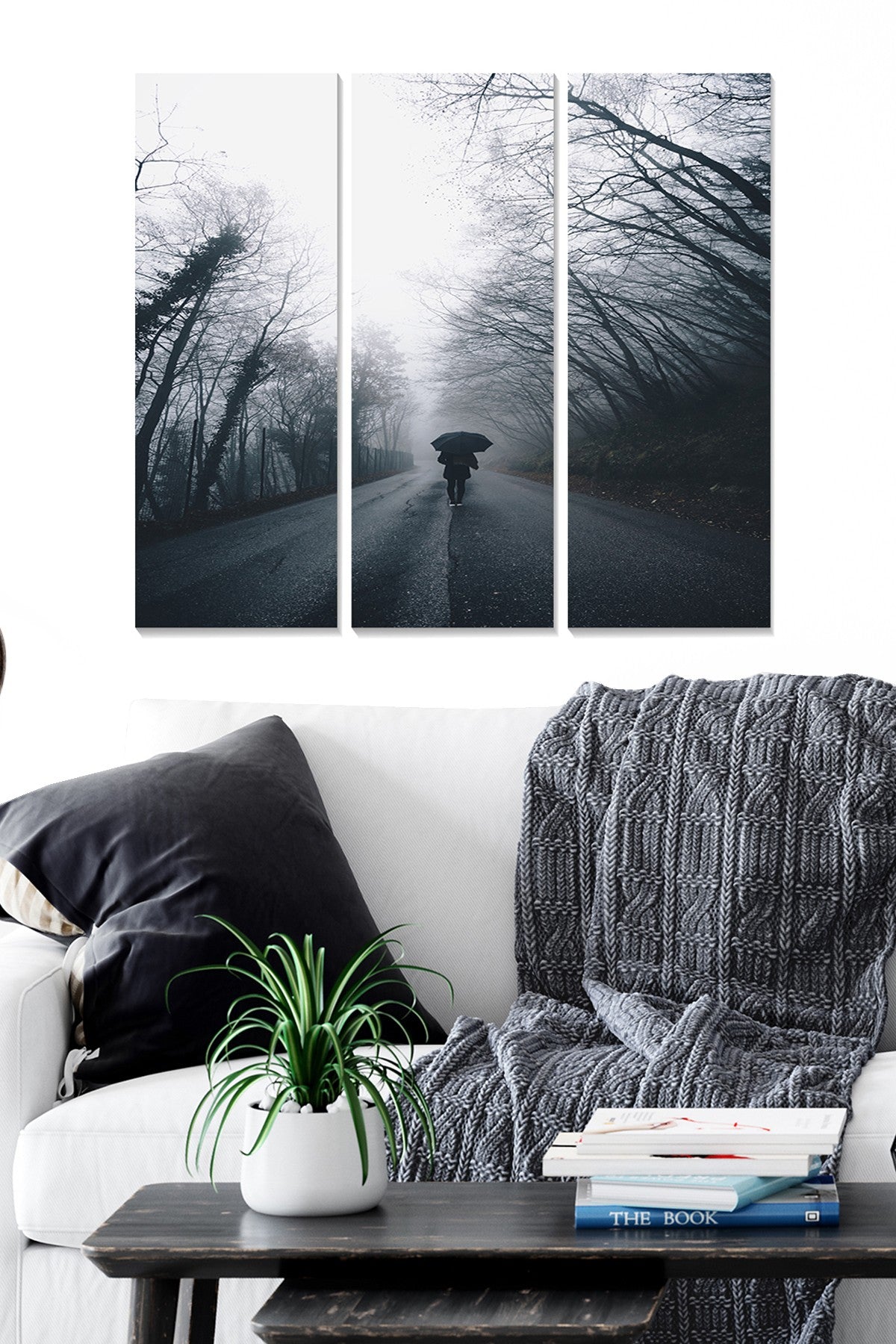 Conjunto de Quadros Decorativos em MDF (3 Peças) Multicor, 70 x 50 cm, 3 mm