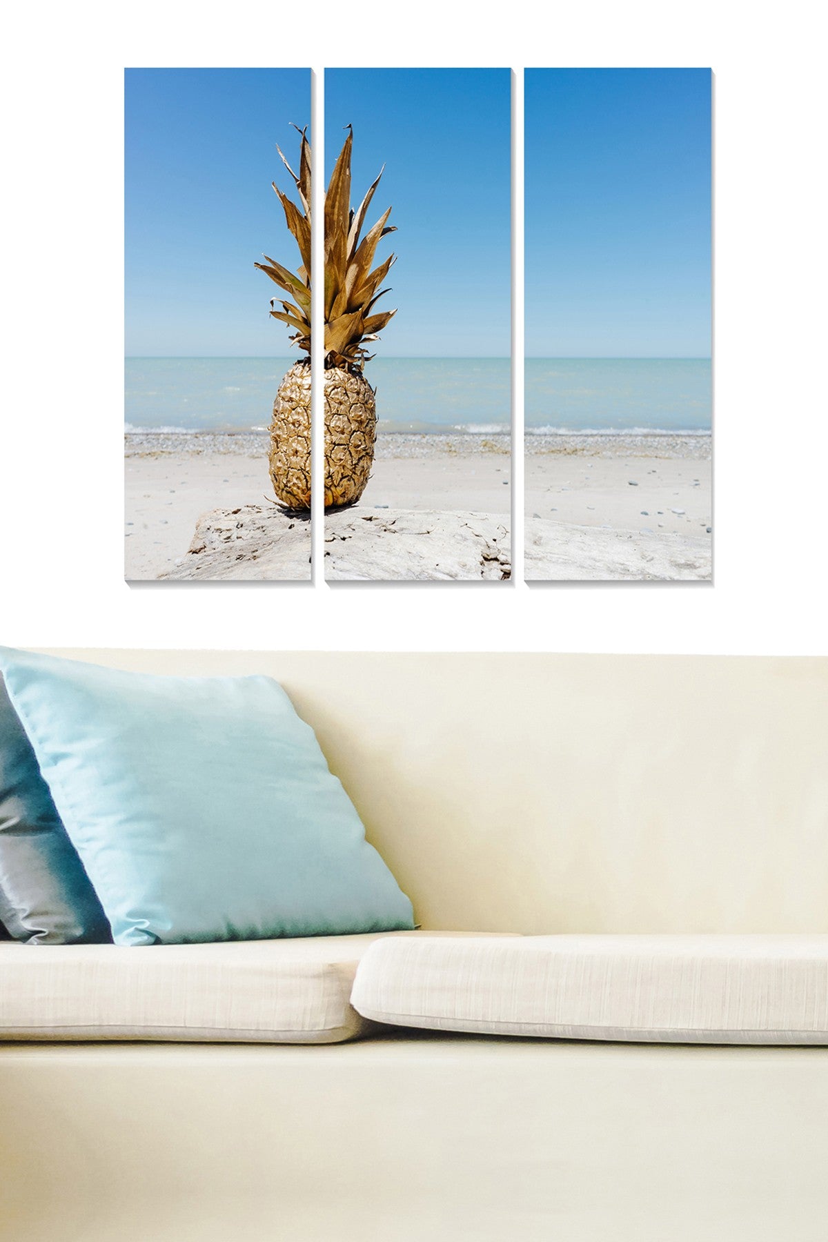 Tríptico Decorativo em MDF, Multicolor, 20x50 cm (cada), 70x50 cm total