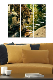 Quadro Decorativo em MDF Multicolor – Conjunto de 3 Peças (20x50 cm cada, total 70x50 cm) | 100% MDF, 3 mm