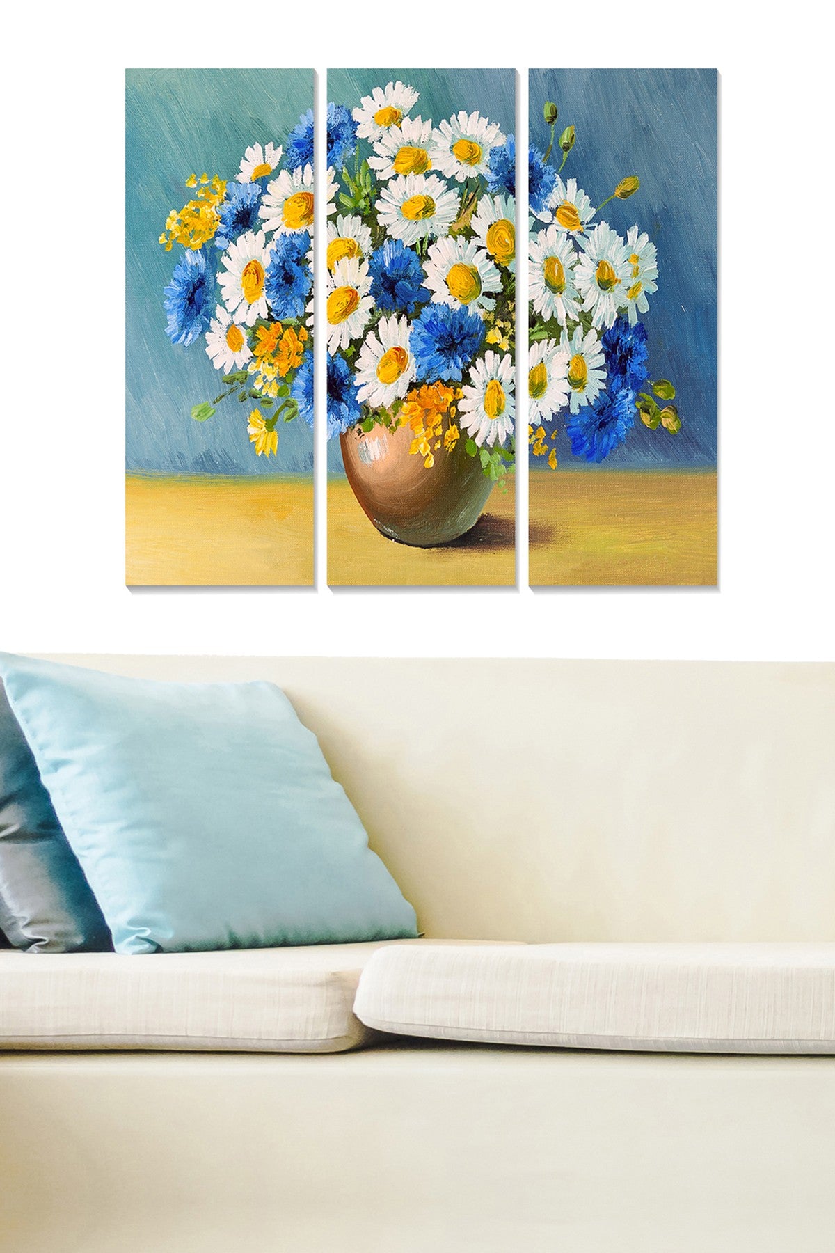 Conjunto de Quadros Decorativos em MDF (3 Peças) Multicolor — 70 x 50 cm — 3 mm (Ref. MDF258856679)