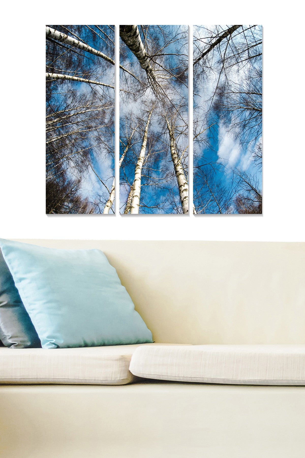 Quadro Decorativo em MDF Multicolor (Conjunto de 3 Peças) 20 x 50 cm cada | Tamanho total 70 x 50 cm | MDF 3 mm – MDF260838 (553BNC2174)