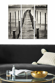 Quadro Decorativo em MDF Multicolorido – Conjunto de 3 Peças, 70 x 50 cm