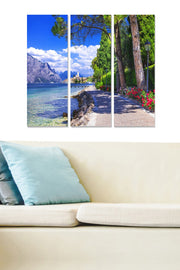 Conjunto de Quadros Decorativos em MDF Multicolor (3 Peças) – 70x50 cm, 3 mm