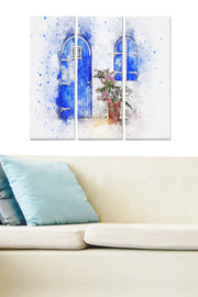 Tríptico Decorativo em MDF Multicolor (3 Peças) – 70x50 cm