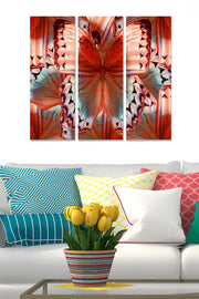 Tríptico Decorativo em MDF Multicolor – 70x50 cm (3 Peças, 3 mm)