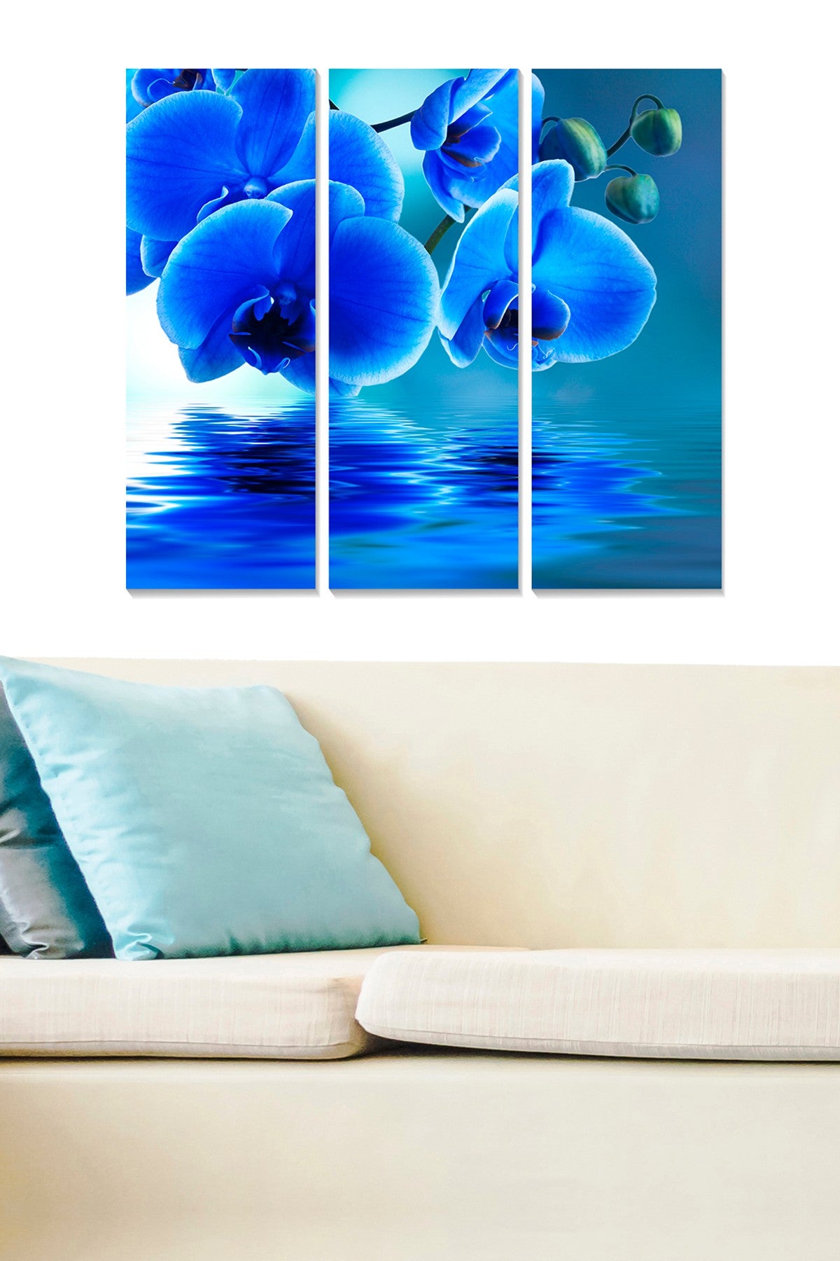 Quadro Decorativo em MDF Multicolor (3 Peças) 70x50 cm | Espessura 3 mm | Ref. MDF2664561