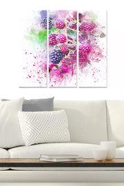 Quadro Decorativo em MDF Multicolor (3 Peças) – 70 x 50 cm (total), 3 mm