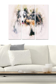 Conjunto de Quadros Decorativos em MDF (3 Peças) Multicolorido – 70 x 50 cm – 3 mm