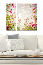 Quadro Decorativo em MDF – Conjunto de 3 Peças, Multicolor, 70 x 50 cm (Modelo MDF269013671)