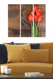Quadro Decorativo em MDF (3 Peças) Multicolorido 70x50 cm - MDF2695299
