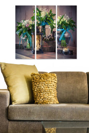 Quadro Decorativo em MDF (Conjunto de 3), Multicolor — 70x50 cm (3x20x50) | MDF 3 mm