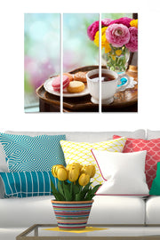 Quadro Decorativo em MDF (Conjunto de 3) – Multicor, 70 x 50 cm (20 x 50 cm cada), Espessura 3 mm