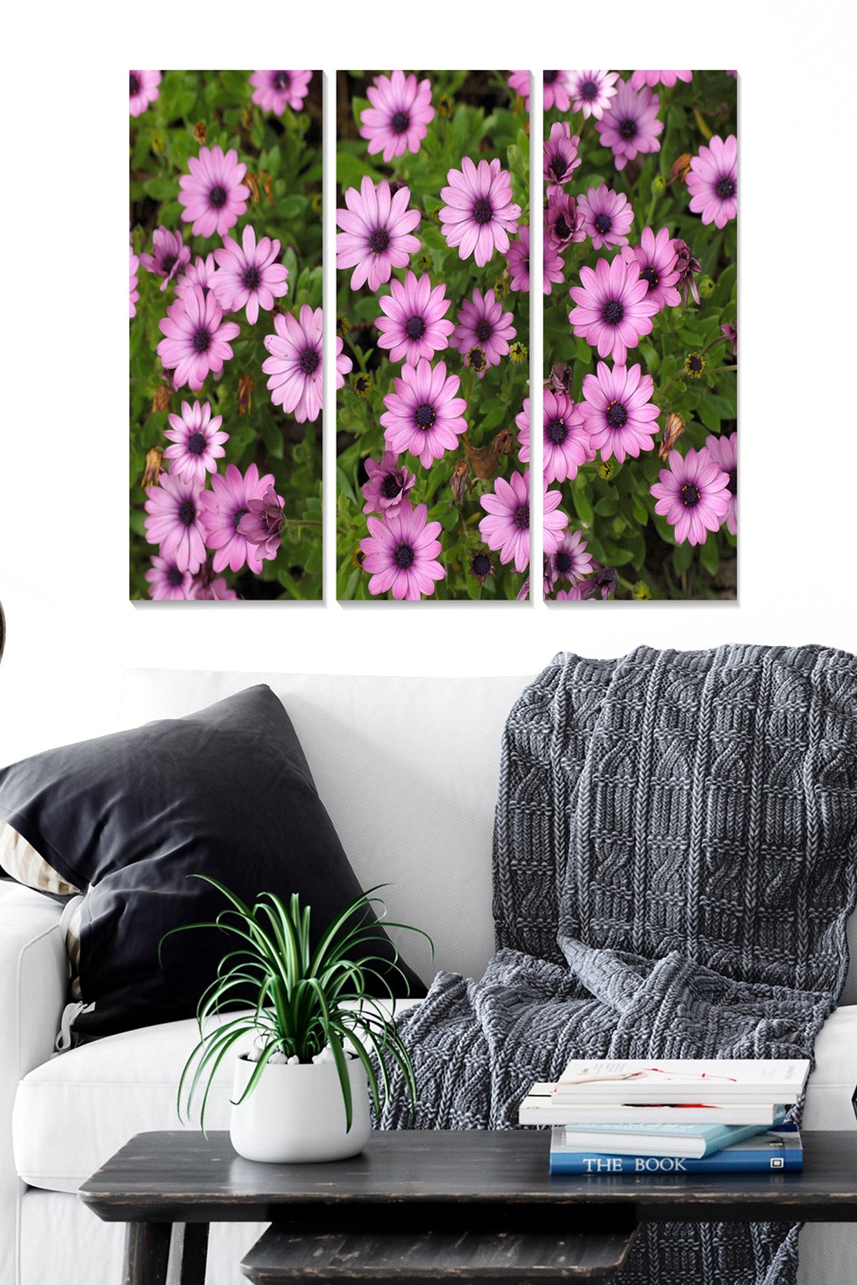 Tríptico Decorativo em MDF Multicolor – 70x50 cm (3 Peças, 3 mm)