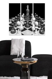 Tríptico Decorativo em MDF Multicolor (3 Peças) — 70x50 cm total, 20x50 cm cada, espessura 3 mm