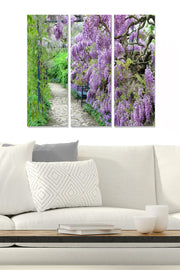 Quadro Decorativo em MDF (3 Peças) Multicolor – 100% MDF 3 mm, 20 x 50 cm cada, 70 x 50 cm total (MDF274732700)