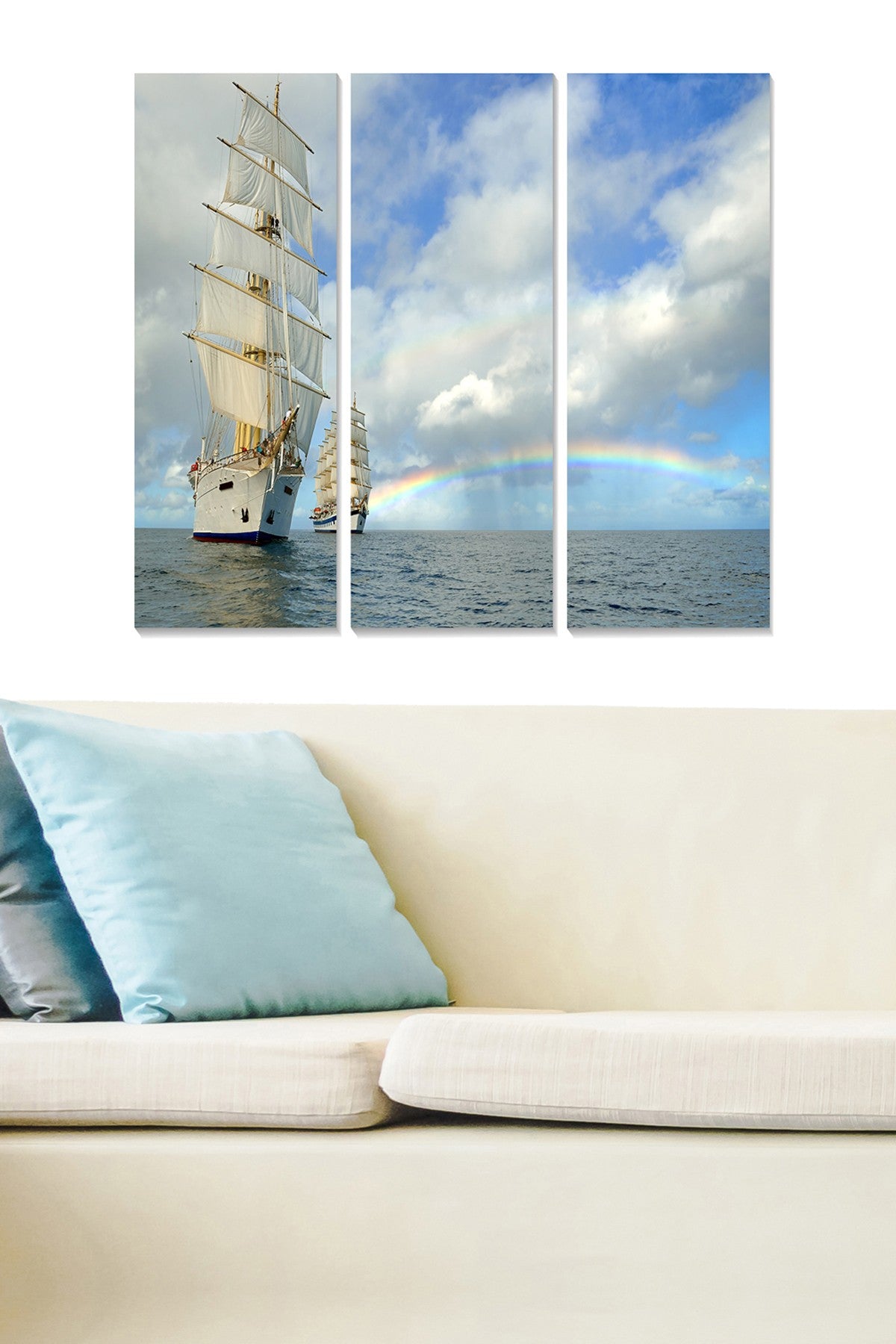 Quadro Decorativo em MDF Multicolor (Conjunto de 3) 70x50 cm – 100% MDF 3 mm