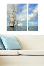 Quadro Decorativo em MDF Multicolor (Conjunto de 3) 70x50 cm – 100% MDF 3 mm