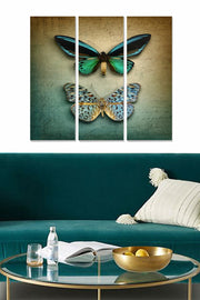 Quadro Decorativo em MDF Multicolor — Conjunto 3 Peças (70x50 cm, 3 mm)