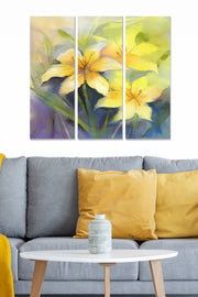 Quadro Decorativo em MDF Multicolor – Conjunto de 3 Peças, 70x50 cm (3 mm)