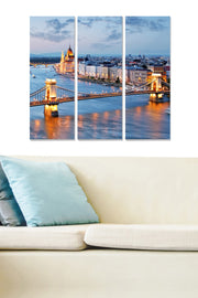 Quadros Decorativos em MDF Multicolor – Conjunto de 3 Peças (20x50 cm cada) – Tamanho Total 70x50 cm – Espessura 3 mm