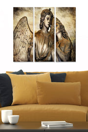 Quadro Decorativo em MDF 100% (3 Peças) Multicolor – 20 x 50 cm cada (Total 70 x 50 cm), Espessura 3 mm