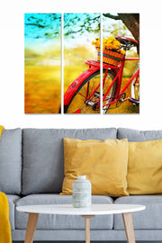 Conjunto de Quadros Decorativos em MDF (3 Peças) Multicolor – 70 x 50 cm, 3 mm