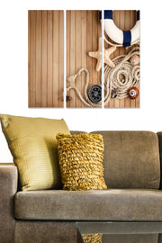 Conjunto de Quadros Decorativos 100% MDF (3 Peças) Multicolorido – 70 x 50 cm, Espessura 3 mm
