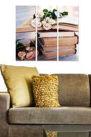 Quadro Decorativo em MDF Multicolor – Conjunto de 3 Peças (70 x 50 cm, 3 mm)