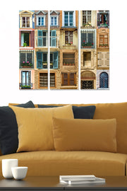 Quadro Decorativo em MDF Multicolor (3 Peças) – 20x50 cm cada, 70x50 cm total, MDF 100% 3 mm