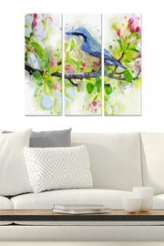 Tríptico Decorativo em MDF Multicolor – 70x50 cm (3x 20x50 cm, 3 mm)