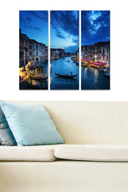 Quadro Decorativo em MDF Multicolor (3 Peças, 3 mm) – 70 x 50 cm Total – MDF286389665