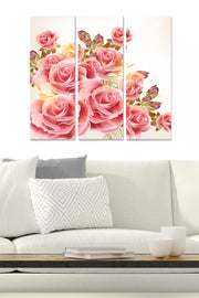 Conjunto de 3 Quadros Decorativos em MDF Multicolor, 20x50 cm cada (Total 70x50 cm), Espessura 3 mm – MDF2871040