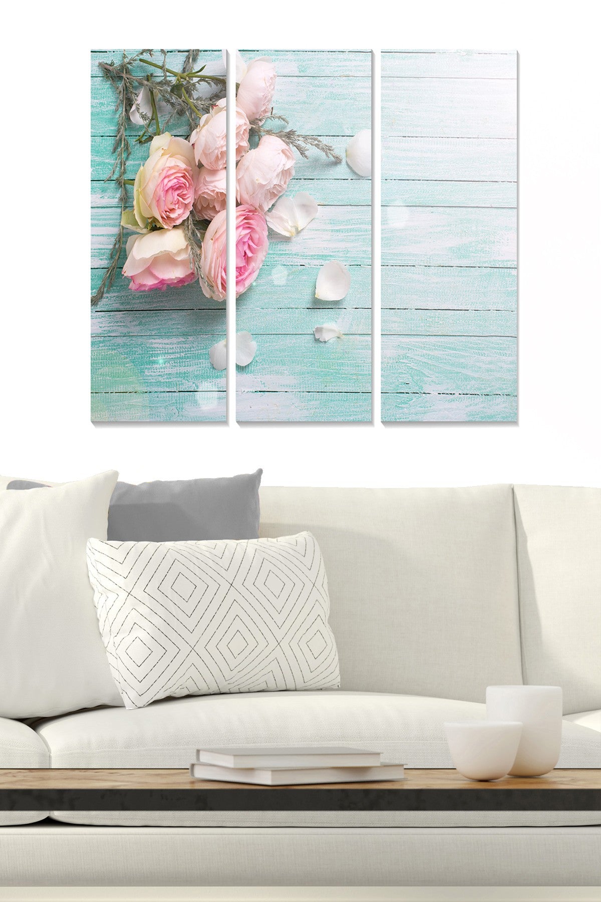 Conjunto de Quadros Decorativos em MDF Multicolor (3 Peças) 70x50 cm – Espessura 3 mm | MDF287891435