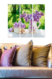 Quadro Decorativo MDF Multicolor (Conjunto de 3) – 20x50 cm cada, 70x50 cm total, 3 mm de espessura