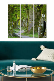 Quadro Decorativo em MDF Multicolor – Conjunto de 3 Peças, 70 x 50 cm (3 x 20 x 50 cm), 100% MDF 3 mm