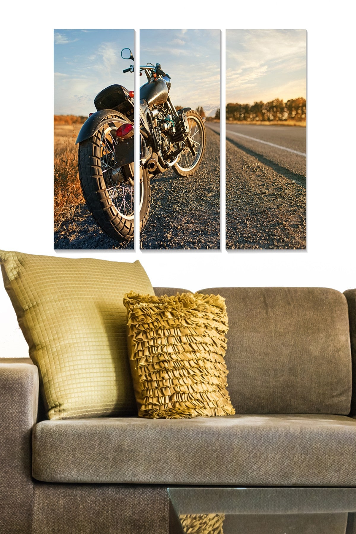 Tríptico Decorativo em MDF Multicolor — 70x50 cm (3 Peças)