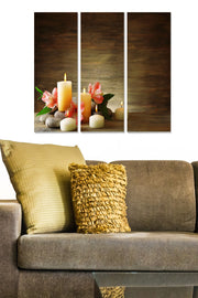 Quadro Decorativo em MDF Multicolor (Conjunto 3 Peças) – 20x50 cm cada, Tamanho Total 70x50 cm, 100% MDF 3 mm – MDF291146990