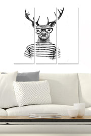 Quadro Decorativo em MDF – Conjunto de 3 Peças, Multicolor, 70 x 50 cm (3 mm)